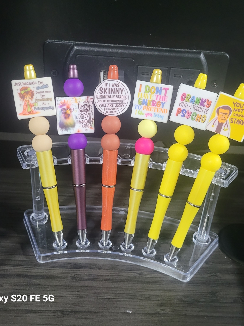 Handmade Quote Variety Beaded Pens